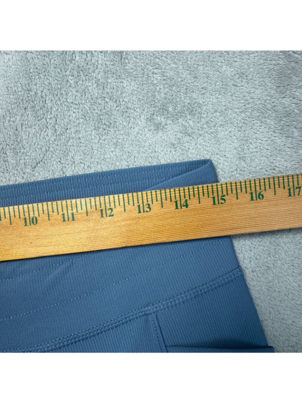32 Degrees Active Flare Pants Women's L Blue Yoga Pants Ribbed Pockets  G2267 - Picture 5 of 12
